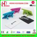 Silicone 3M sticker phone card holder/wallet with stand